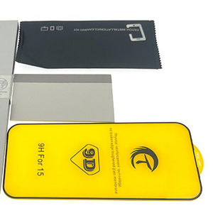iPhone 15/16 9D heltäckande skärmskydd