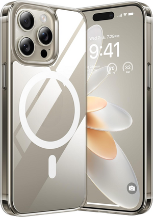 iPhone 15 Pro Max Ultra Clear Magnetic Magnetic Case