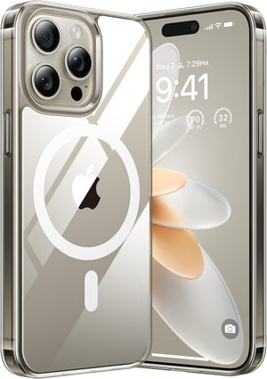 iPhone 15 Pro Max Ultra Clear Magnetic Magnetic Case