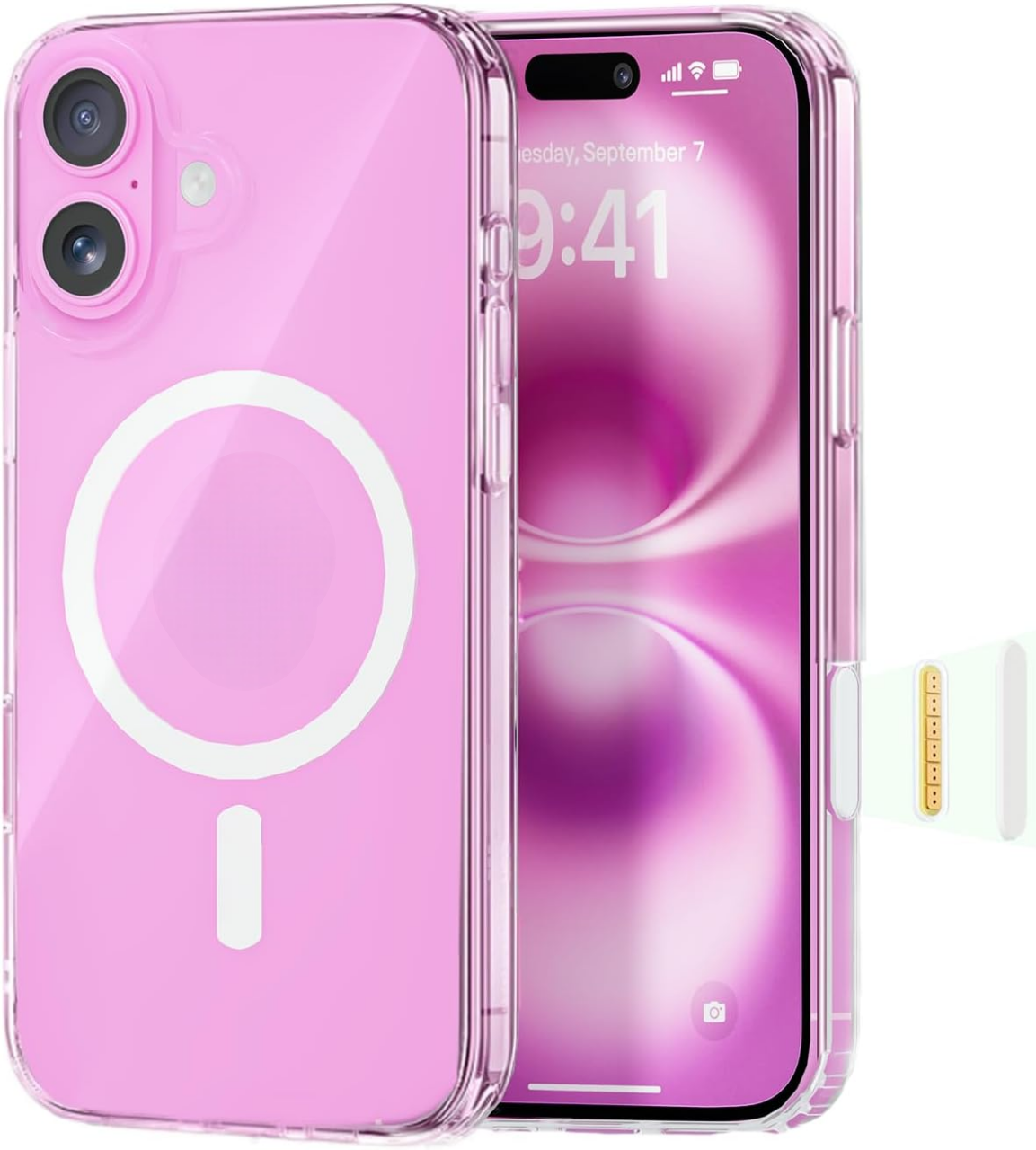 iPhone 16 Ultra Clear Magnetic Magsafing Cover