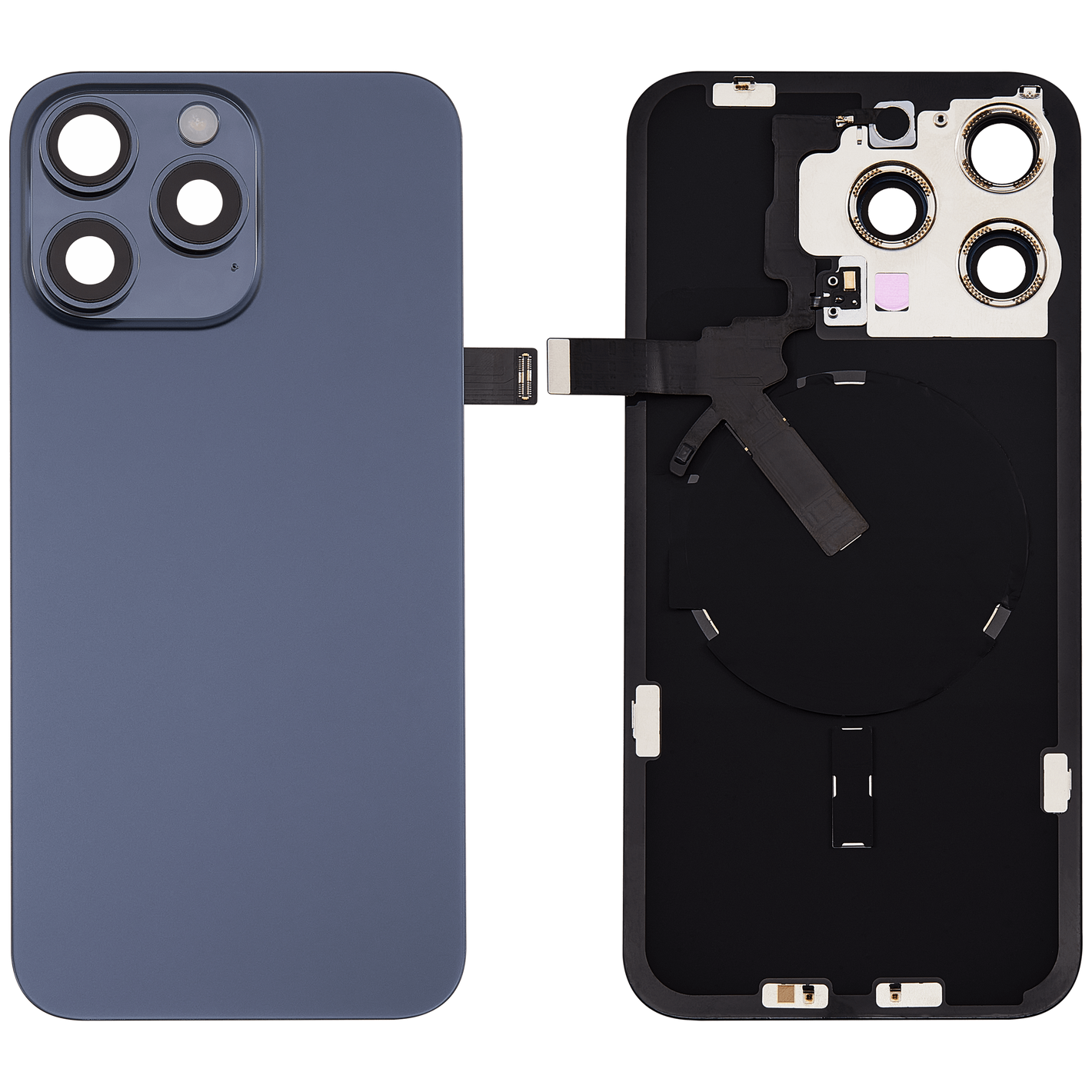 iPhone 15 Pro Max Back Cover Blue