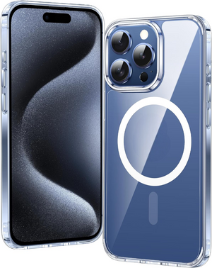 iPhone 15 Pro Ultra Clear Magnetic Magsafing Cover