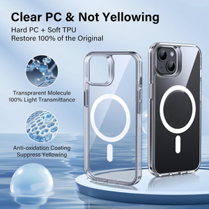 iPhone 14 Ultra Clear Magnetic Magsafing Cover