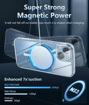 iPhone 15 Plus Ultra Clear Magnetic Magsafing Cover