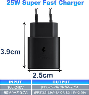 Android 25W Charger with Cable EU