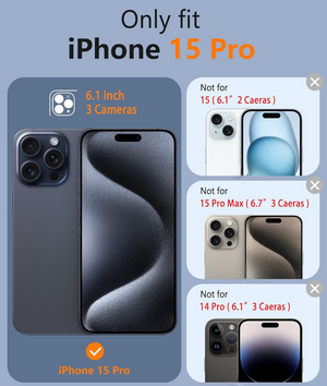 iPhone 15 Pro Ultra Clear Magnetic Magsafing Cover