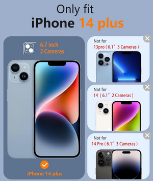 iPhone 14 Plus Ultra Clear Magnetic Magsafing Cover