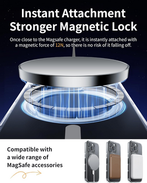 iPhone 16 Pro Ultra Clear Magnetic Magsafing Cover