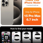iPhone 15 Pro Max Ultra Clear Magnetic Magnetic Case