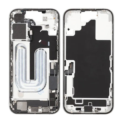 Mittenram med smådelar för iPhone 16 - Vit OEM