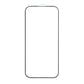 Skärmskydd iPhone Air Härdat Glas 3D -  Svart Bulk