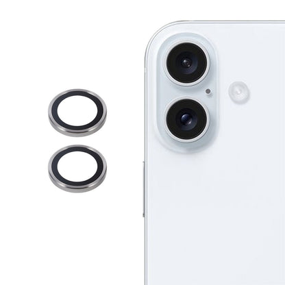 Kameraskydd i härdat glas för iPhone 17 - Grå titanium