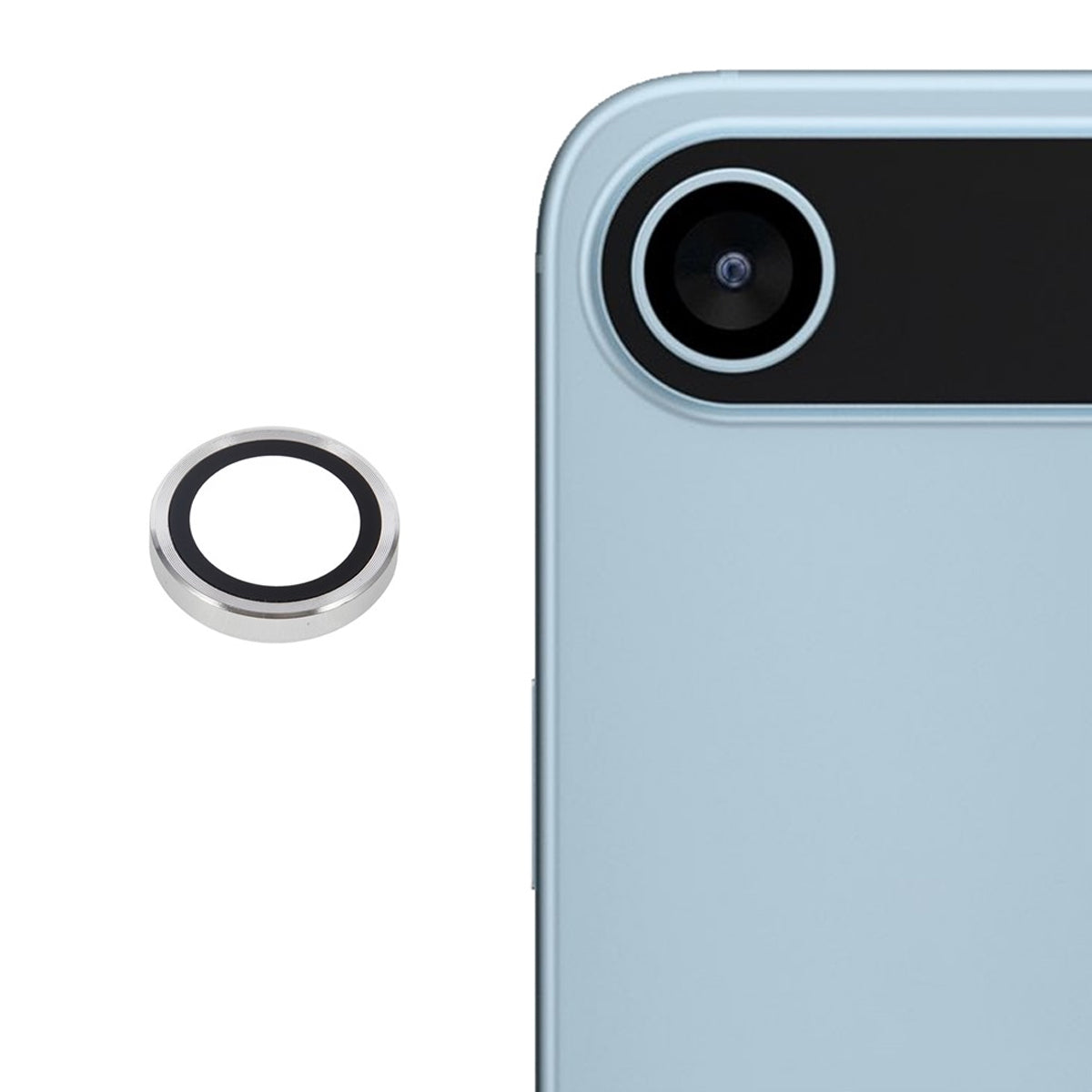Kameraskydd i härdat glas för iPhone Air - Silver