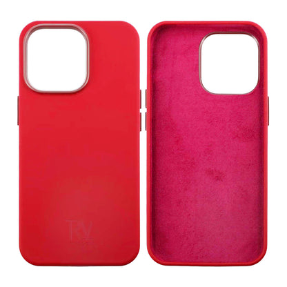iPhone 13 Pro Silikonskal Rvelon - Röd