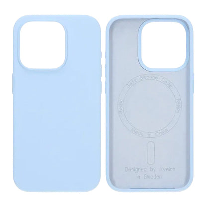 iPhone 15 Pro Case - Silicone With Magsafe Rvelon Sky Blue