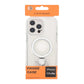 Skal Magsafe till iPhone 15 Pro Max - Transparent vit med ringstativ