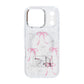Sparkling Rhinestone Magnetic Case For iPhone 17 Pro Butterfly Pink