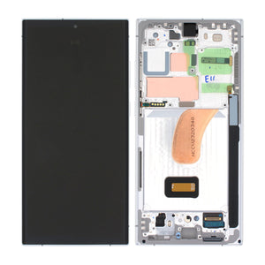 Samsung Galaxy S23 Ultra Skärm med LCD Display Original - Ljusblå