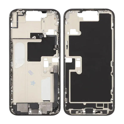 Mittenram med smådelar för iPhone 16 Pro Max - Vitt Titan OEM
