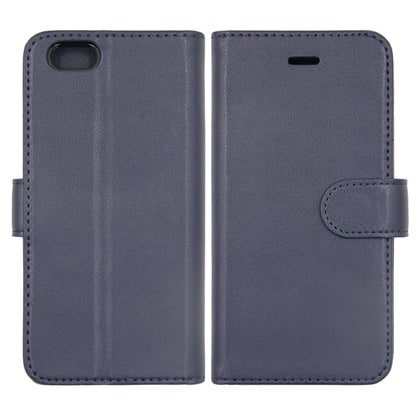 iPhone 6/6S Plånboksfodral Läder med Stativ - Mörkblå