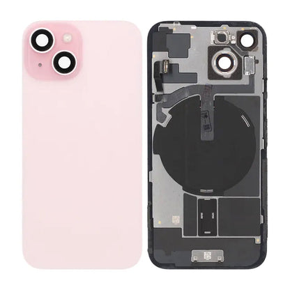 iPhone 15 Baksida Glas Komplett OEM - Rosa