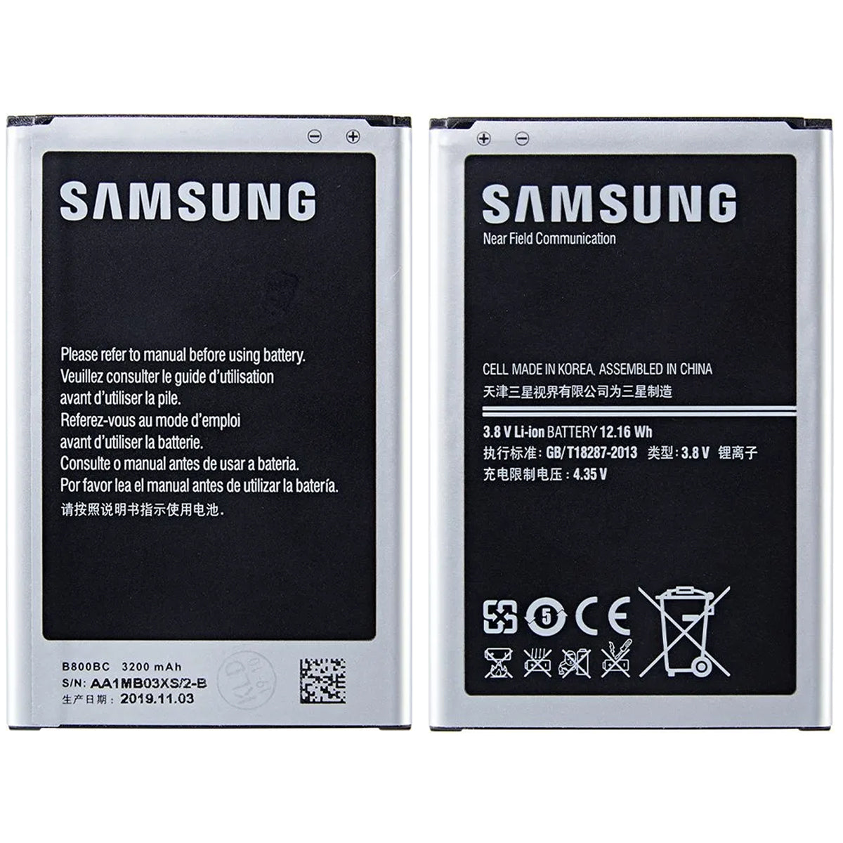 Samung Galaxy Note 3 Batteri OEM