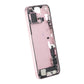 Mittenram med smådelar för iPhone 15 Plus - Rosa OEM