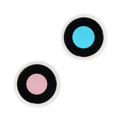 Kameralins med metallram iPhone 15/15 Plus - Blå