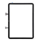 iPad Air 6 11" 2024 Glas-touchskärm OEM - Svart