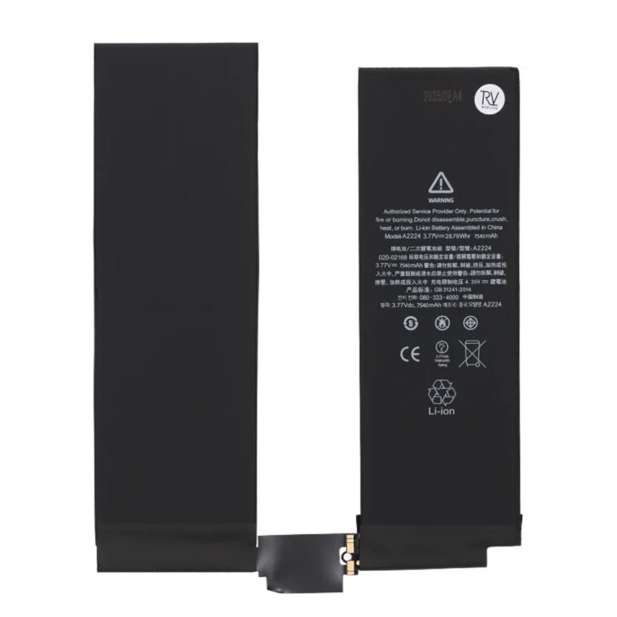 REPART Batteri till iPad Pro 11 2a Gen - A2224
