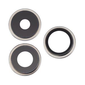 Kameralins med metallram iPhone 15 Pro - Vit