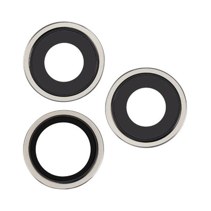 Kameralins med metallram iPhone 15 Pro Max - Vit