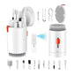 Portable 20 in 1 Cleaning Kit for Mobile and Computer - White