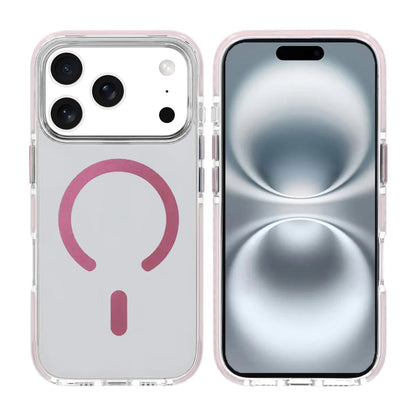 Mobilskal Magnet Dubbelskydd för iPhone 17 Pro Max - Rosa