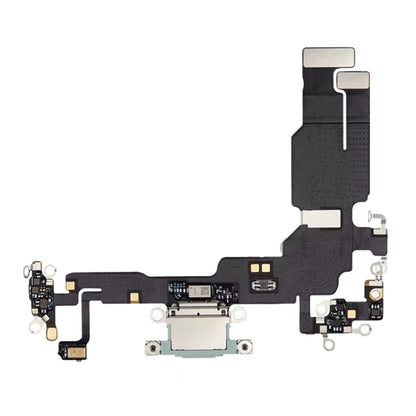 Laddkontakt med Flexkabel till iPhone 15 Plus - Grön