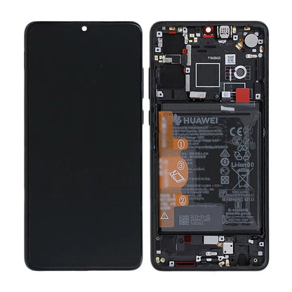 Huawei P30 (New Version) Skärm med LCD Display + Batteri Original - Svart