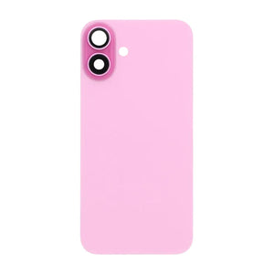 iPhone 16 Plus Baksida Glas med Magnet och Kameralins - Rosa