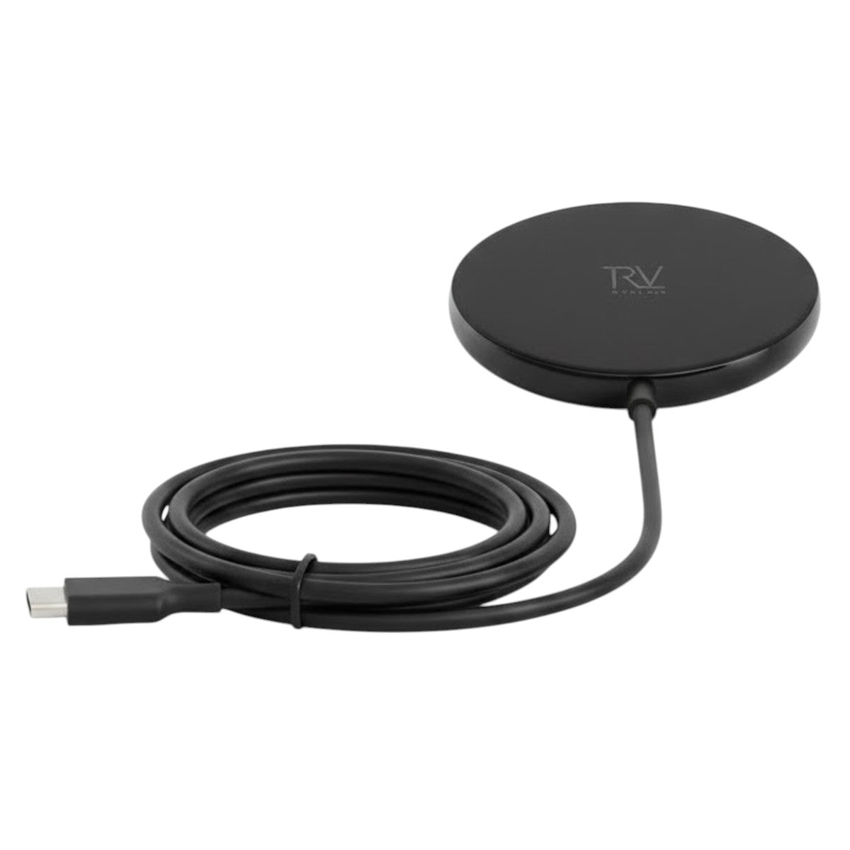 Rvelon Trådlös MagSafe Laddare med Stativ Qi2 15W USB-C - Grå
