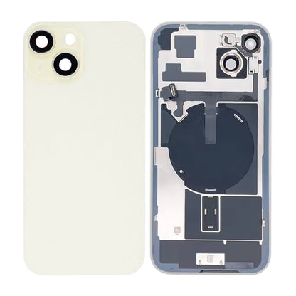 iPhone 15 Plus Baksida Glas med smådelar - Gul