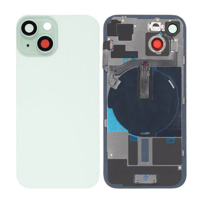 iPhone 15 Back Glass with small parts - Green