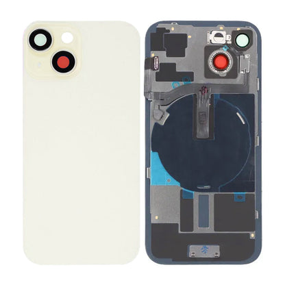 iPhone 15 Baksida Glas med smådelar - Gul