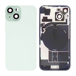 iPhone 15 Baksida Glas Komplett OEM - Grön