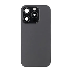 iPhone 15 Pro Baksida Glas Komplett OEM - Svart