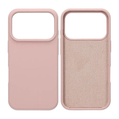 Mobilskal Mjukt Silikon för iPhone 17 Pro - Sandrosa