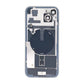 iPhone 15 Plus Back Glass with small parts - Pink