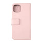 Rvelon Plånboksfodral Läder för iPhone 12 och 12 Pro - Rosa