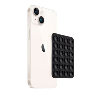 Silicone Sucker Strong Double Sided Mobile phone Glass Self Black