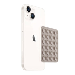 Silicone Sucker Strong Double Sided Mobile Phone Glass Self Gray