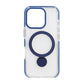 Pindun 360°Rotating Stand Magnetic Case For iPhone 16 Pro Max Blue