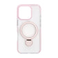 Pindun 360°Rotating Stand Magnetic Case For iPhone 16 Pro Pink